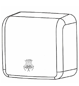 AKW Hand Dryer – ABS (23624-UK)