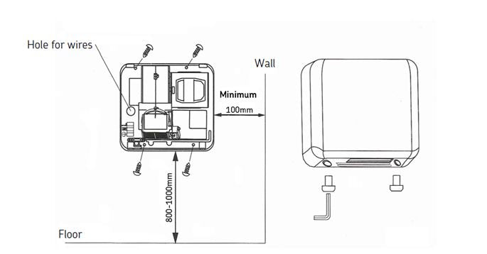 AKW Hand Dryer – ABS (23624-UK)