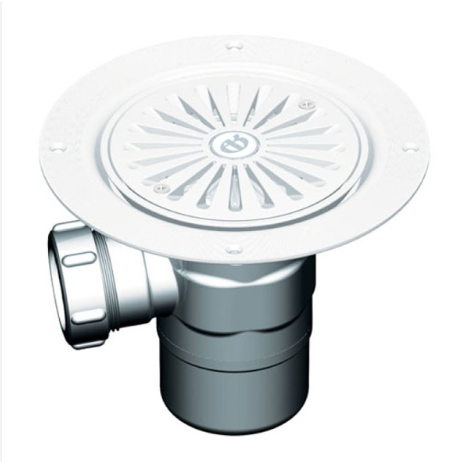 Essential Bathrooms DFG Wet Room Kit (Wet Floor Former, Waste, 2 x Grab Rails, Electric Shower, Curtain Rail & 2 Curtains)
