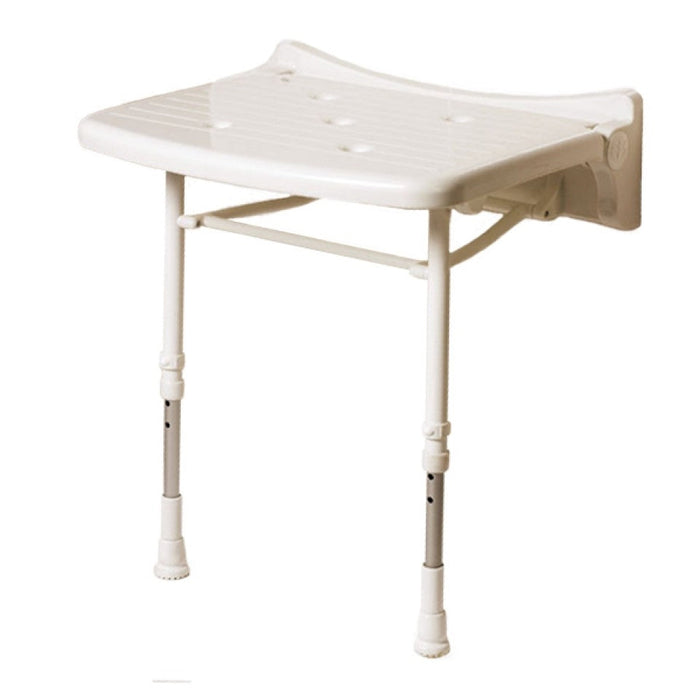 AKW 02010 Standard Wall Mounted Fold Up Shower Seat Unpadded