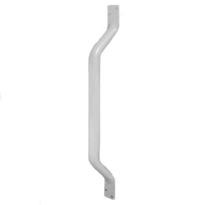AKW 1200 Series Flat End Straight Stainless Steel Grab Rail, White, All Sizes