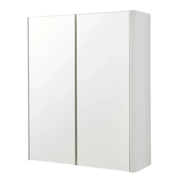 Kartell K-VIT Arc Mirror Cabinet 500mm, 600mm and 800mm - White Gloss (ARC500MIR-W)(ARC600MIR-W)(ARC800MIR-W)