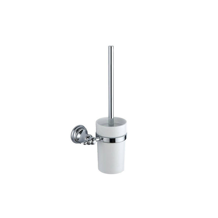 Kartell K-VIT Astley Toilet Brush And Holder White and Chrome (ACC149)
