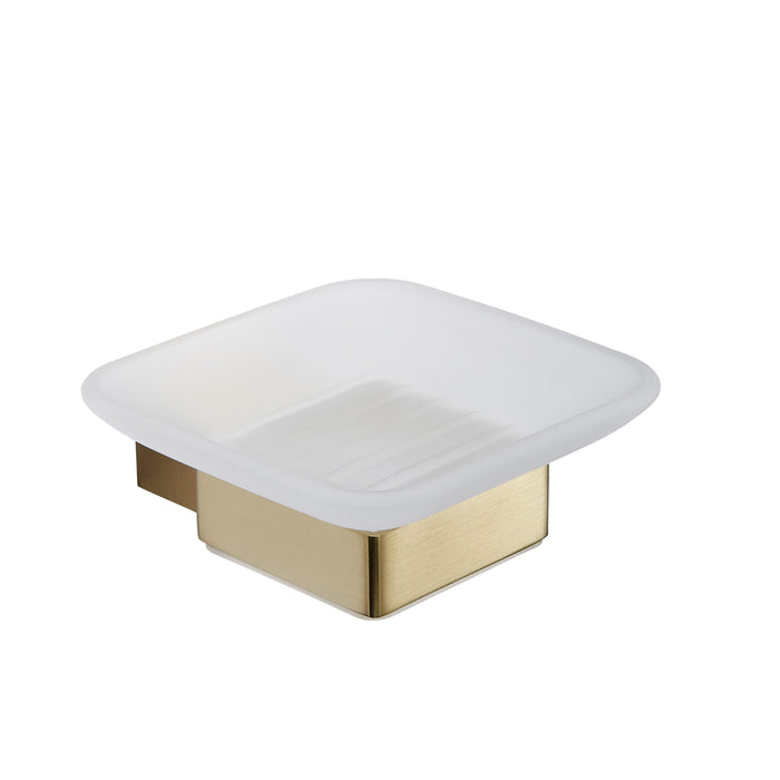 Kartell K-VIT Premium Soap Dish Holder Brushed Brass (ACC336)
