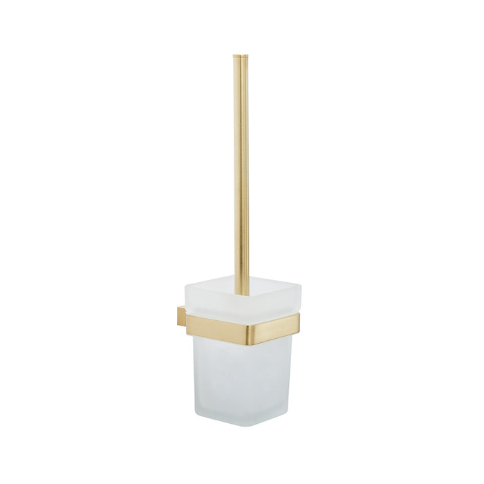 Kartell K-VIT Premium Toilet Brush Set Brushed Brass (ACC338)