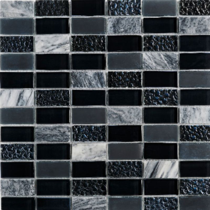 Grey Mosaic Border Tile 300x300x8mm