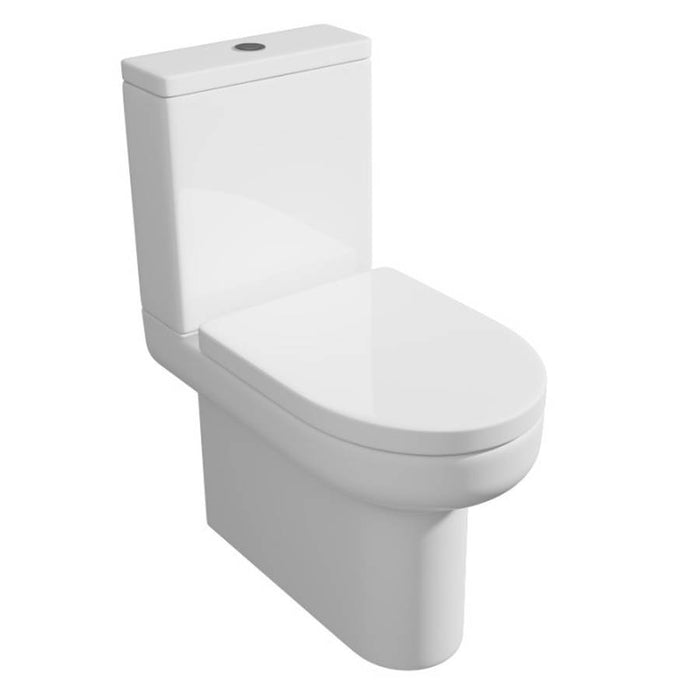 Kartell K-VIT Bijoux Comfort Height Close Coupled WC Pan - White Gloss (BJX-COM)