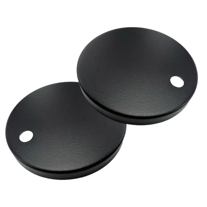 Kartell K-VIT x2 Matt Black Cover Caps For Seat Hinges (CPS600BL)