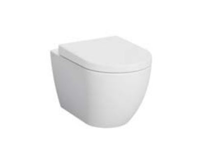 Kartell K-VIT Eklipse Round Wall Hung Rimless WC-White Gloss (EK014RO)