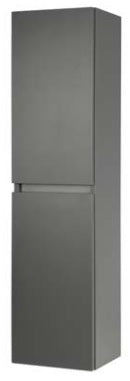 Kartell K-VIT Kore Wall Mounted Side Unit - Matt Dark Grey (KOR300TU-G)