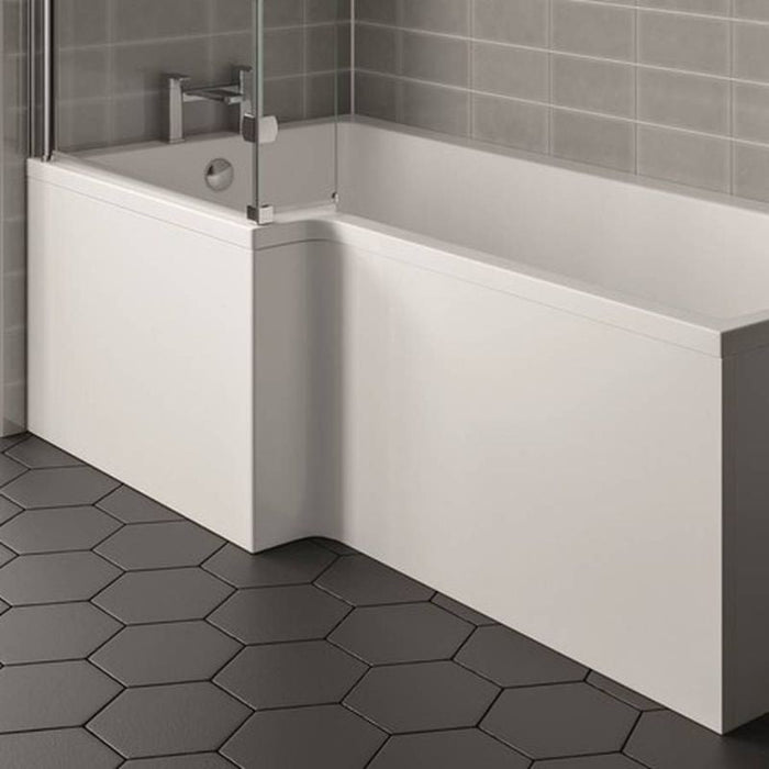 Kartell K-VIT Elite L-Shaped Shower Bath Front Panel 1500mm (BAT142EL)