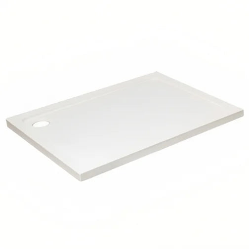 Kartell K-VIT Rectangle White Low Profile 45mm Shower Tray