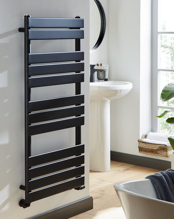 Kartell K-VIT Memphis Designer Towel Rail Matt Black (MEM500-800B)(MEM500-1200B)(MEM600-1200B)