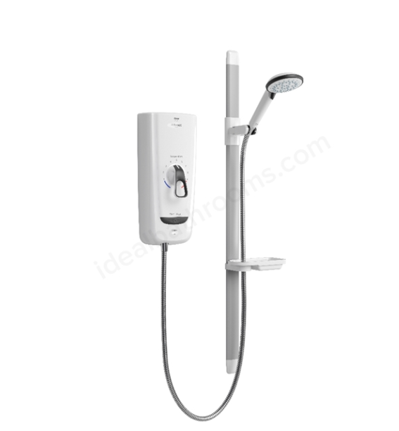 Essential Bathrooms DFG Wet Room Kit (Wet Floor Former, Waste, 2 x Grab Rails, Electric Shower, Curtain Rail & 2 Curtains)