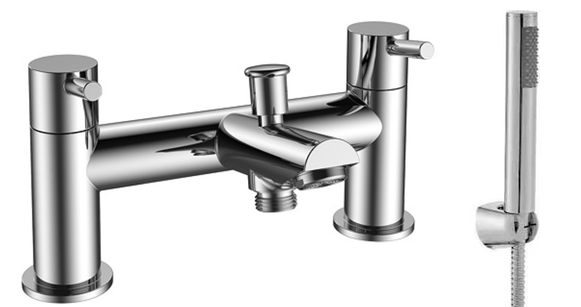 Kartell K-VIT Aztec Bath Shower Mixer Chrome (OFTAP02)