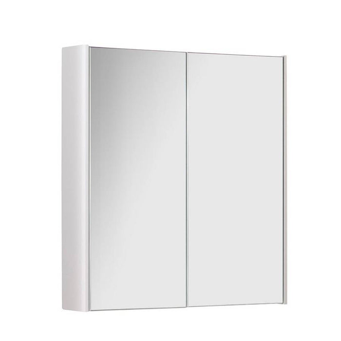 Kartell K-VIT Options 24 500mm Mirror Cabinet – White Gloss & Matt Cool Grey (OPT500MIR-WT) (OPT500MIR-CG)