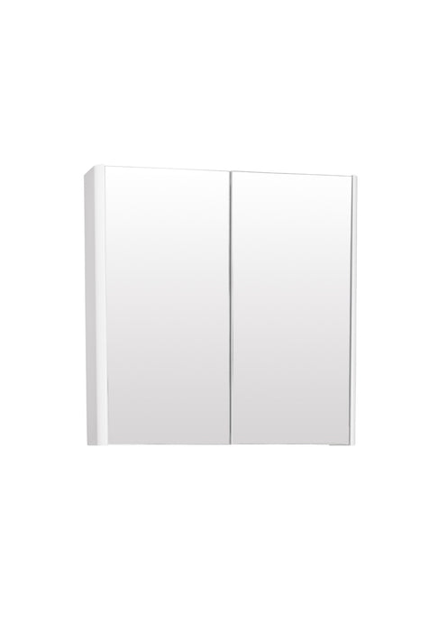 Kartell K-VIT Options 24 600mm Mirror Cabinet – White Gloss & Matt Cool Grey (OPT600MIR-WT) (T600MIR-CG)