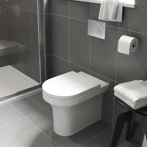 Kartell K-VIT Ozone Rimless Back To Wall WC Pan (POT025OZ)