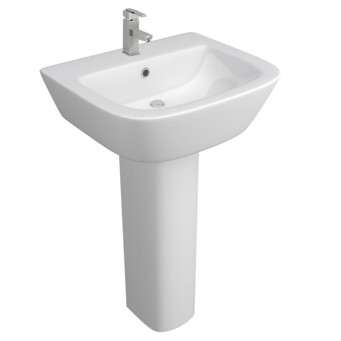 Kartell K-VIT Series 600 Square Full Pedestal-White Gloss (POT453SE)