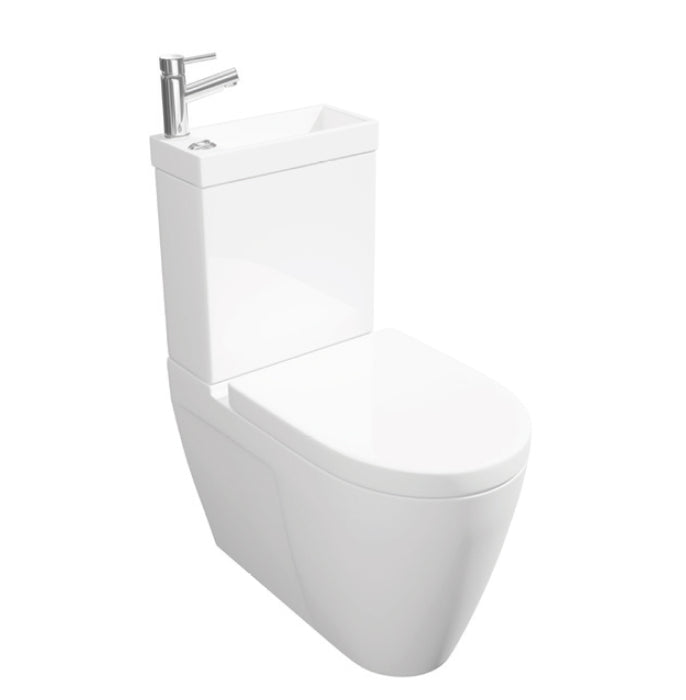 Kartell K-VIT Combi 2 in 1 Cistern, Basin, WC Pan & Mixer Tap (POT955CM-POT960CM)