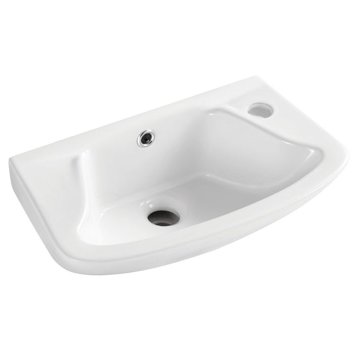 Kartell K-VIT Proton Cloakroom 460mm 1 Tap Hole Basin (PRO460BAS1)
