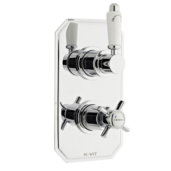 Kartell K-VIT Klassique Concealed Thermostatic Valve And Diverter Chrome (SHO043KL)