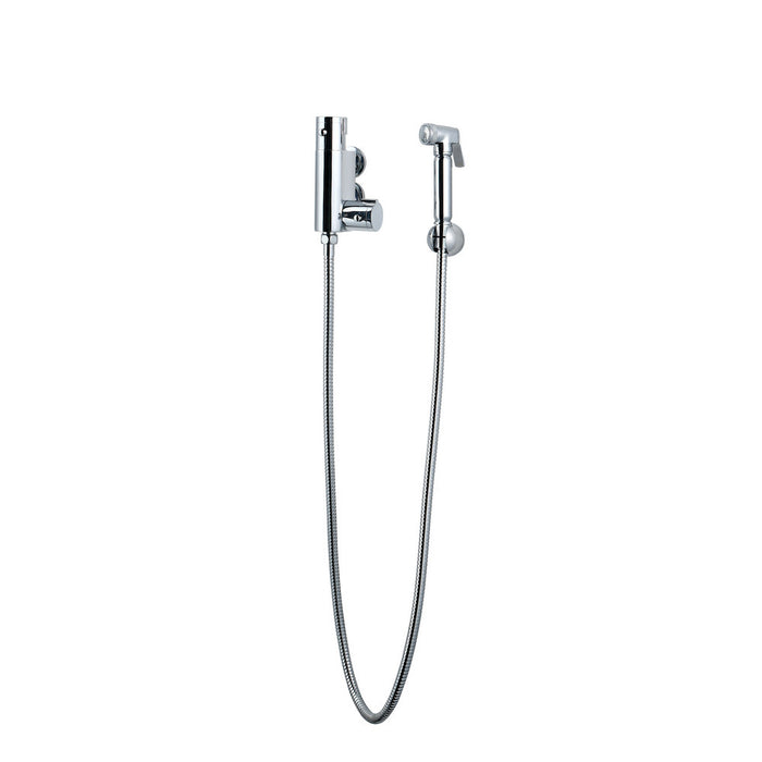 Kartell K-VIT Douche Kit With Thermostatic Mixing Valve And Brass Bodied Spray Head-Chrome (SHO053DO)