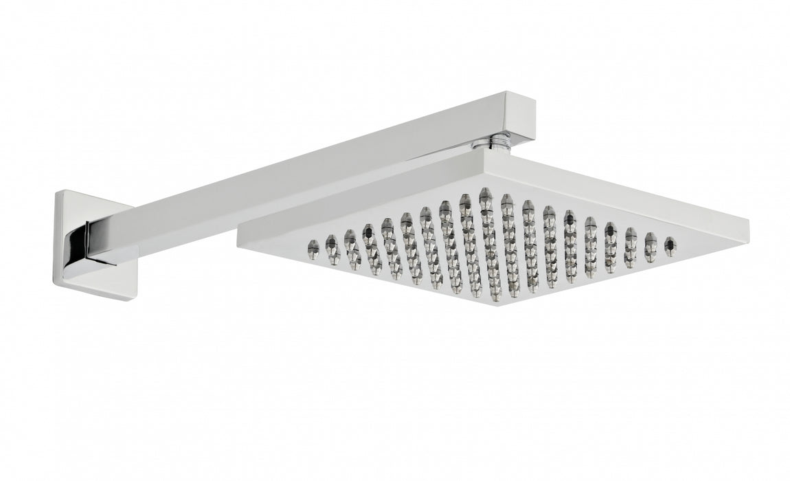 Kartell K-VIT Cube Fixed Shower Head and Arm-Chrome (SHO073CU)
