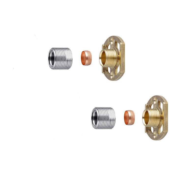 Kartell K-VIT Fast Fix Shower Bracket for Bar Showers-Pair (SHO100FF)