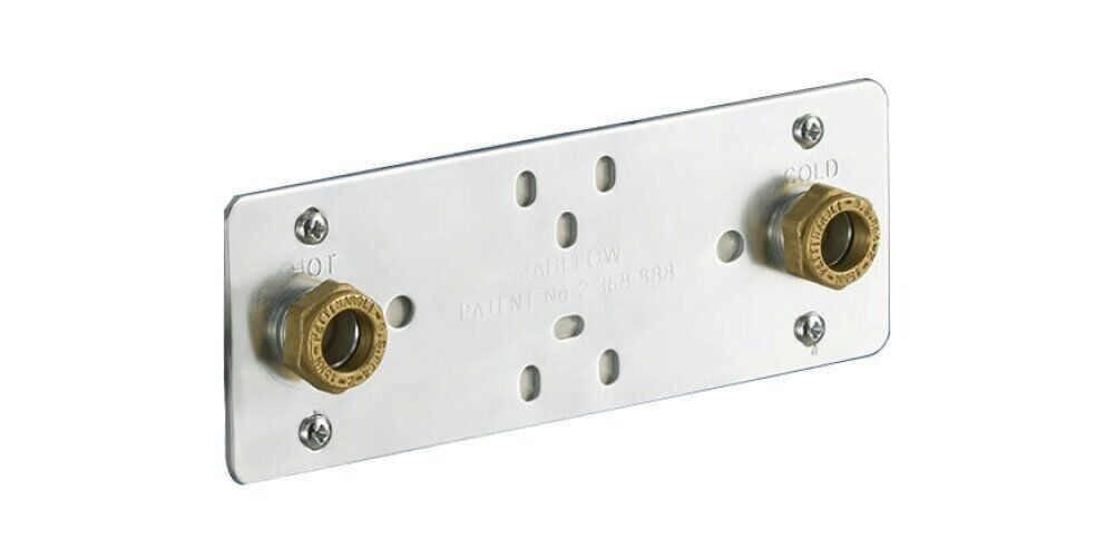 Kartell K-VIT Fast Fix Shower Plate-Chrome (SHO104SP)