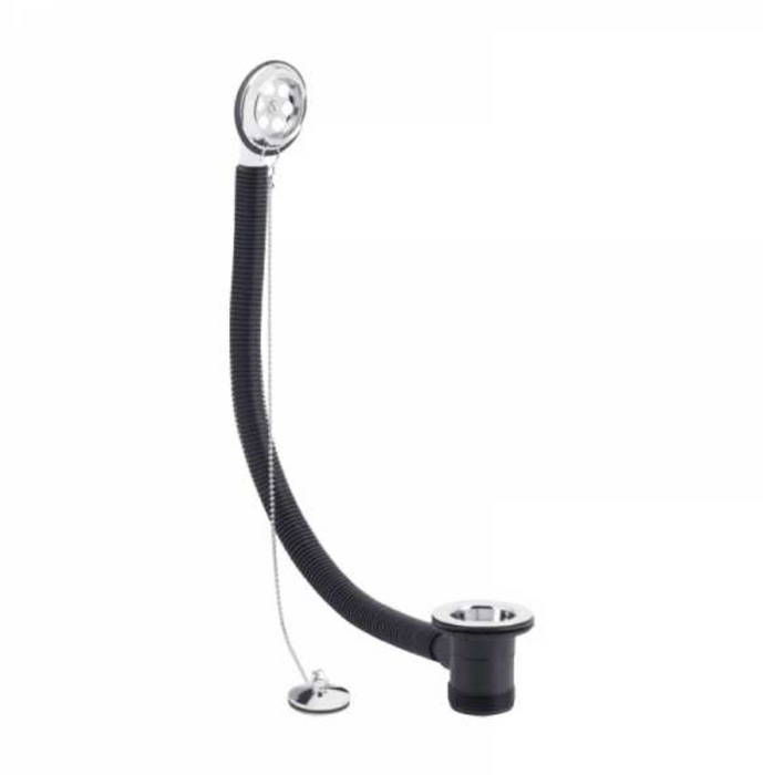 Kartell K-VIT Bath Combination CP Waste with Metal Plug & Plug Parking – Chrome (WAS011)