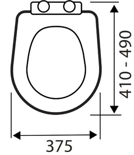 Kartell K-VIT Uni One Universal Standard Toilet Seat (SEA001UN)