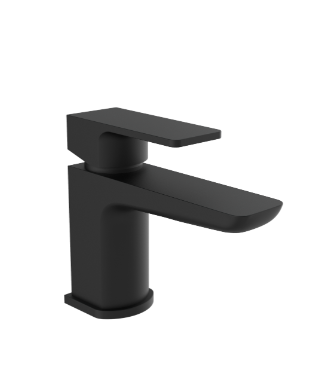 Kartell K-VIT Kolt Mono Mini Basin Mixer Matt Black (TAP312KBL)