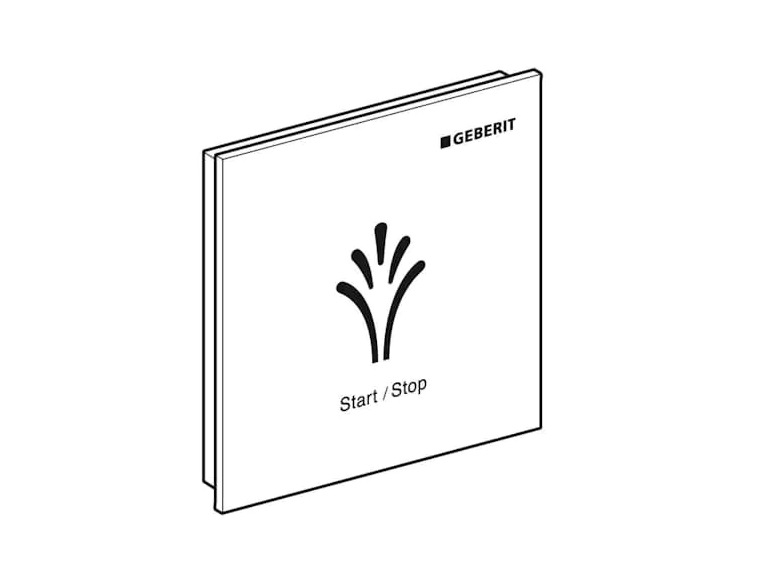 Geberit AquaClean Control Panel, Wall Mounted, Touchless 147.044.00.1