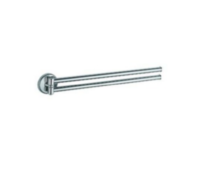 Inda Colorella Swivel Towel Rail 7x7hx43cm Adjustable - Chrome (A23150CR)