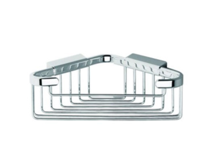 Inda Hotellerie Deep Corner Soap Basket 17x7hx17cm - Chrome ( A0449HCR)