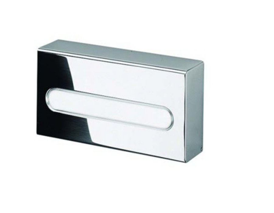 Inda Hotellerie Kleenex Dispenser 27x14hx7cm - Chrome (A07250AL)