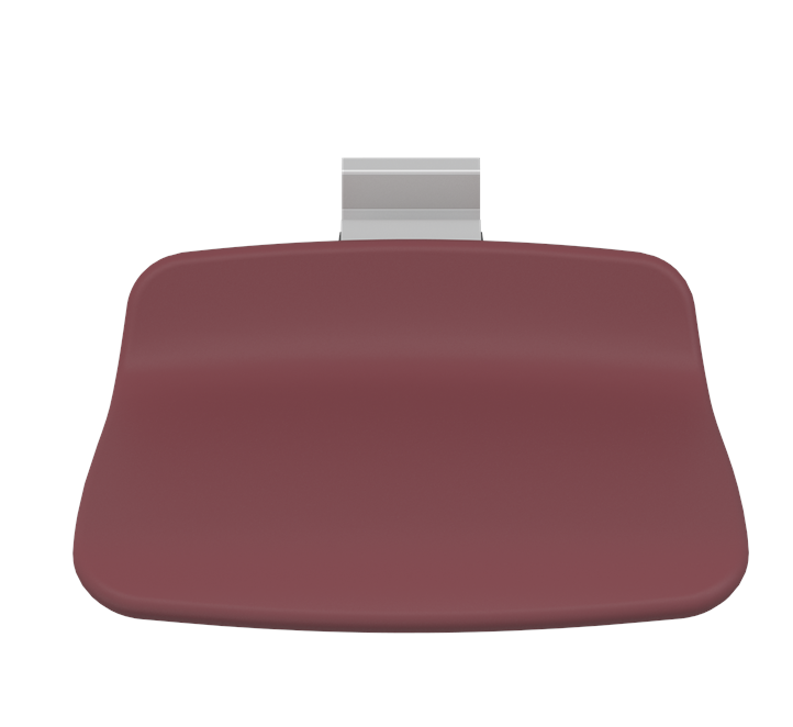 Pressalit PLUS Shower Seat 450, Fixed Height Red (R7404035)