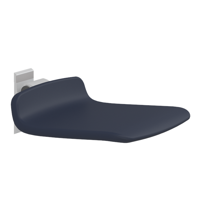 Pressalit PLUS Shower Seat 450, Fixed Height Dark Blue (R7404108)
