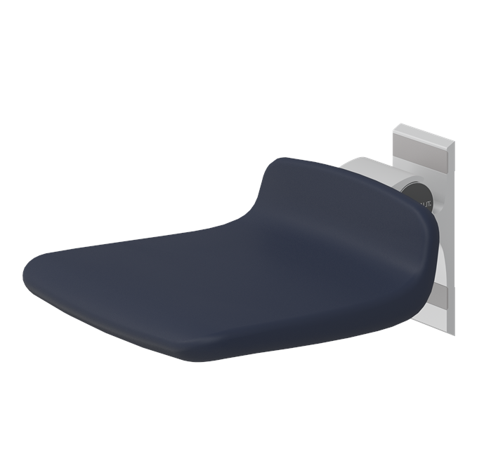 Pressalit PLUS Shower Seat 310, Fixed Height Dark Blue (R7304108)