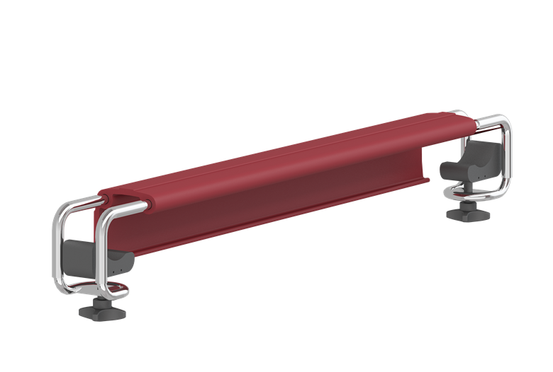 Pressalit PLUS Front Support, 550 - 620 mm Red (RT874035)