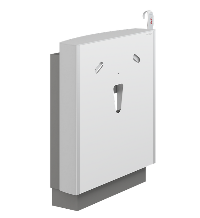 Pressalit SELECT Wash Basin Bracket, Wall-Mounted With Floor Support, Electrically Height Adjustable With Wired Hand Control White (R4951000)