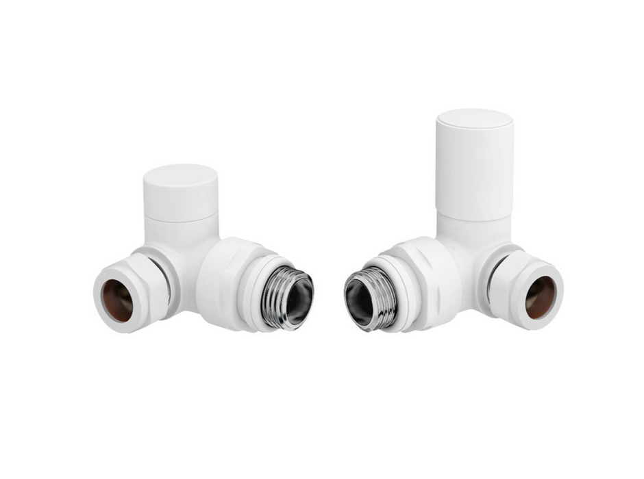 Kartell K-VIT Corner Valve 15mm (Pair) - White (CRNV-WHITE)