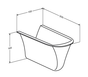 Pressalit SELECT Installation Cover White (R2057)