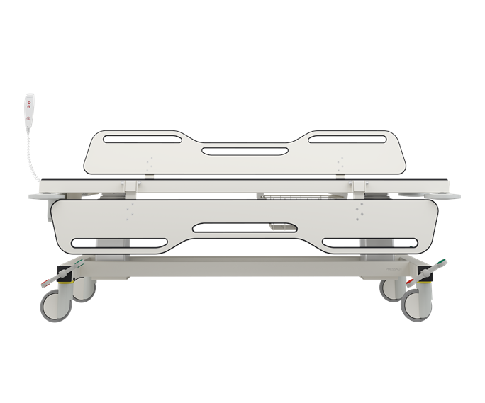 Pressalit MCT 2 Change Trolley 1790mm, Electrically Height Adjustable White (R9452717000)