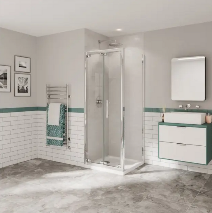 Impey Coram Optima 6 Bi-Fold Door 800mm Chrome (O6BF80CUC)