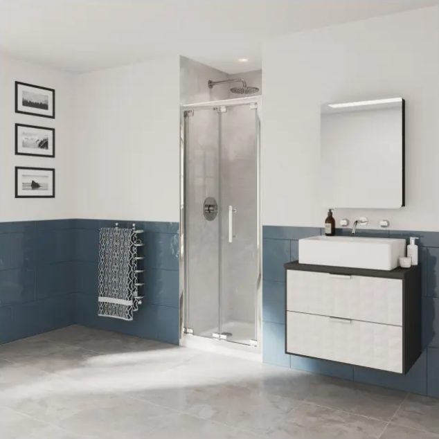 Impey Coram Optima 6 Bi-Fold Door 800mm Chrome (O6BF80CUC)