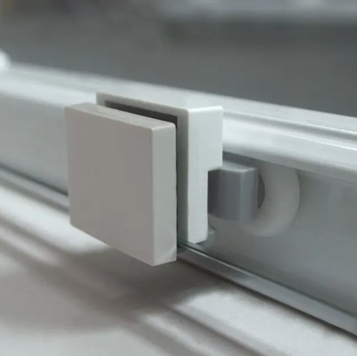 Impey Coram Optima 6 6mm Plain Glass 1000mm Wide Sliding Shower Door White (O6SL10CUW)