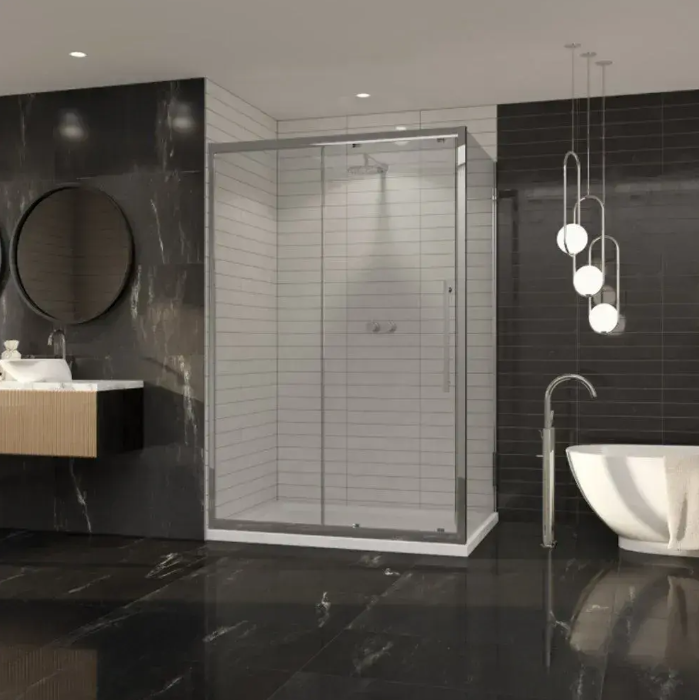 Impey Coram Premier 8 Extension Profile Pack For Doors 20mm Chrome (P8ES20C)