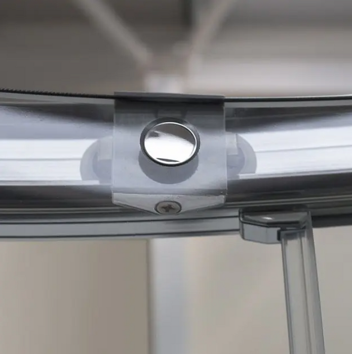 Impey Coram Premier 8 8mm Plain Glass 1100mm Wide Sliding Shower Door Chrome (P8SL11CUC)